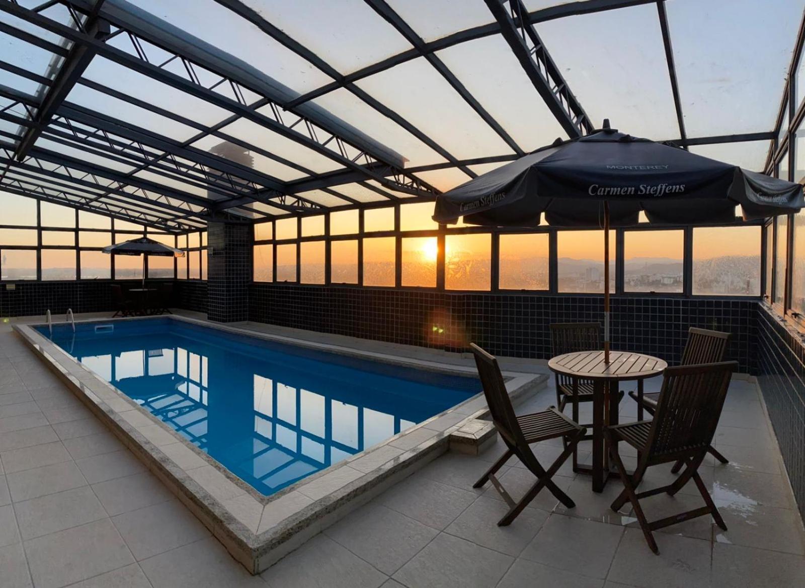 Aquarius Hotel Flat Residence サンタ・クルス・ド・スル エクステリア 写真
