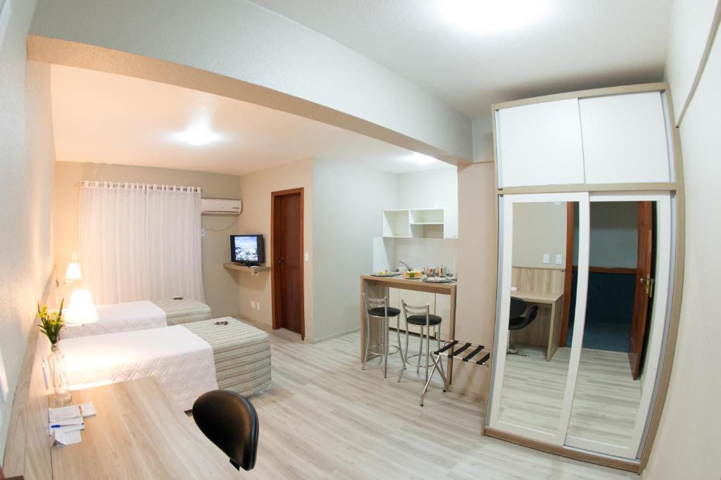 Aquarius Hotel Flat Residence サンタ・クルス・ド・スル 部屋 写真